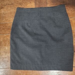 Liz‎ Claiborne Women's Black and White Pencil Skirt Size 14 Preppy Academia Work